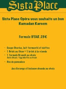 Iftar sistaplace opera